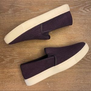 UNDER ARMOUR DJ Purple Suede Slip-On Sneaker